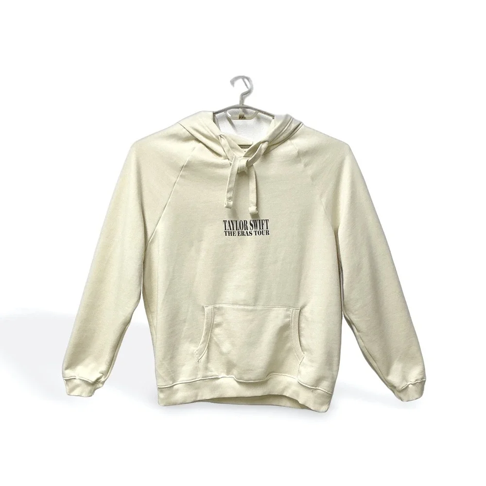 Taylor Swift The Eras Tour Cream Hoodie 2XL Official Merch Oversized Sweatshirt - Picture 2 of 10